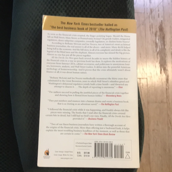 All the devils are here: the hidden history of the financial crisis” book - Picture 2 of 9